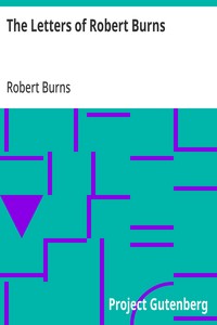 The Letters of Robert Burns — Robert Burns cover