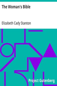 The Woman's Bible — Elizabeth Cady Stanton cover