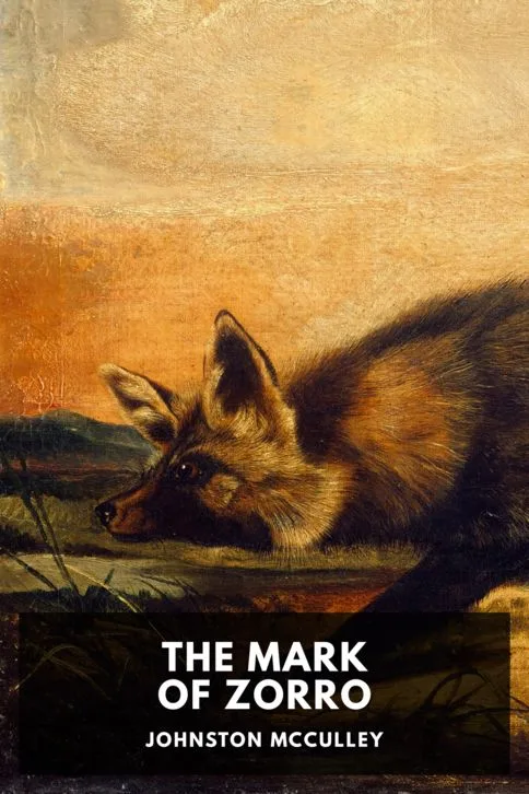 The Mark of Zorro — Johnston McCulley cover