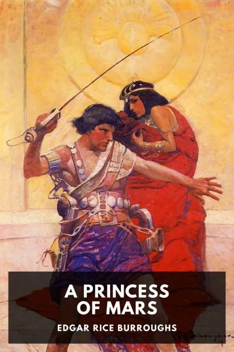 A Princess of Mars — Edgar Rice Burroughs cover